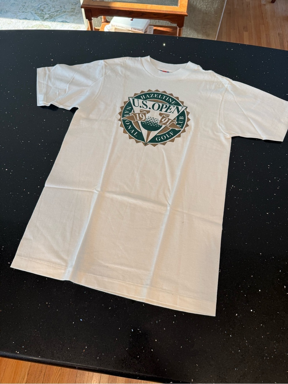 U.S. Open Single Stitch Hazeltine National Golf 1991 Vintage Graphic Tee - White